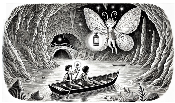 Trautzsch, 2024 Illustration zu einer generativen Geschichte des Custom GPT Models. Dall-E, 2024